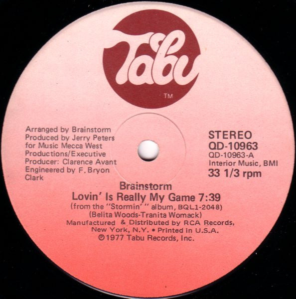 Brainstorm (5) - Lovin' Is Really My Game