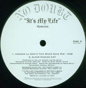 No Doubt - It's My Life (Remixes)
