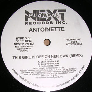 Antoinette - This Girl Is Off On Her Own (Remix) / I'm Crying