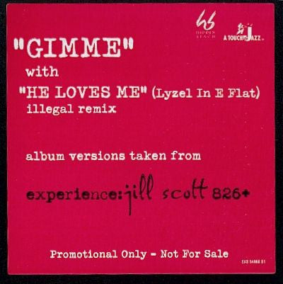 Gimme / He Loves Me (Lyzel In E Flat) (Illegal Remix)