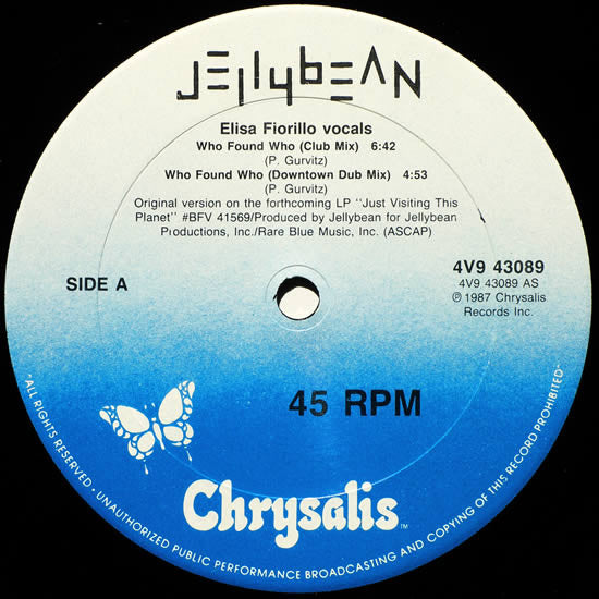 John "Jellybean" Benitez - Who Found Who