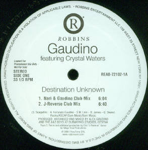 Alex Gaudino - Destination Unknown