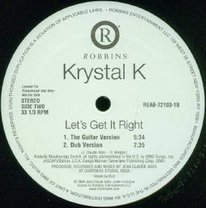 Krystal K - Let's Get It Right