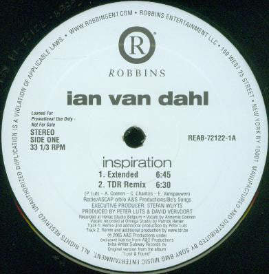 Ian Van Dahl - Inspiration