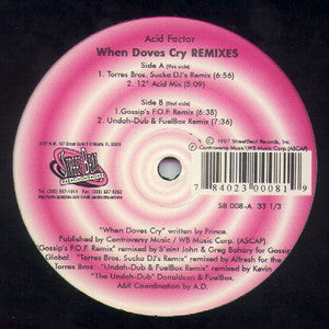 Acid Factor - When Doves Cry (Remixes)