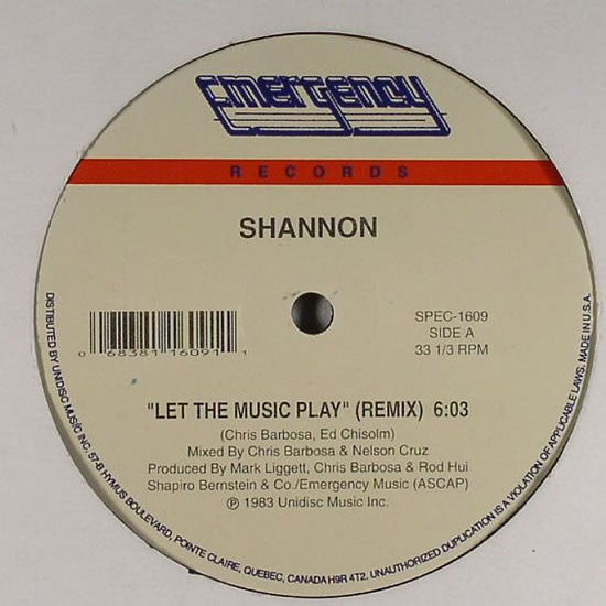 Shannon - Let The Music Play (Remix)