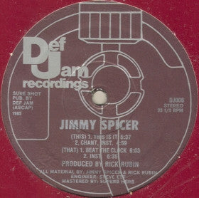 Jimmy Spicer - This Is It / Beat The Clock