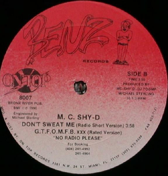 MC Shy D - Don't Sweat Me