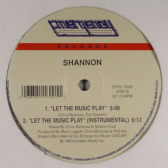 Shannon - Let The Music Play (Remix)
