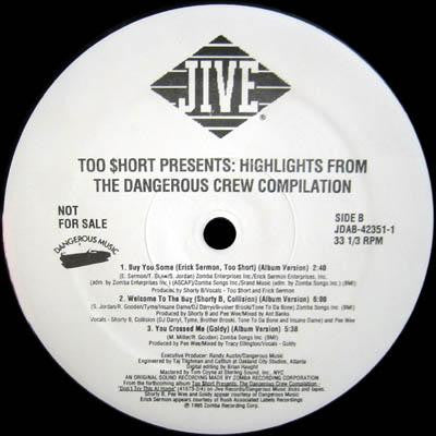 Too Short - Highlights From The Dangerous Crew Compilation