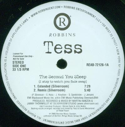 Tess - The Second You Sleep (I Stay To Watch You Fade Away)