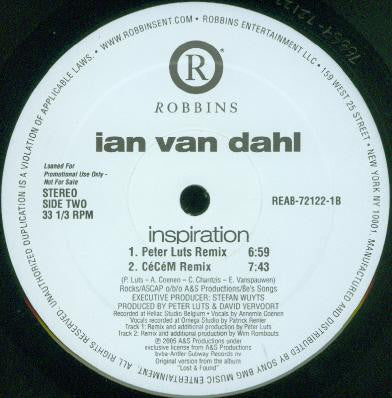 Ian Van Dahl - Inspiration