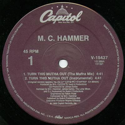 MC Hammer - Turn This Mutha Out / Ring 'Em
