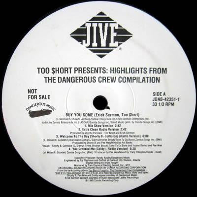 Too Short - Highlights From The Dangerous Crew Compilation