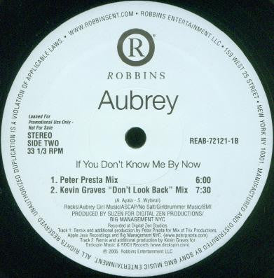 Aubrey (2) - If You Don't Know Me By Now
