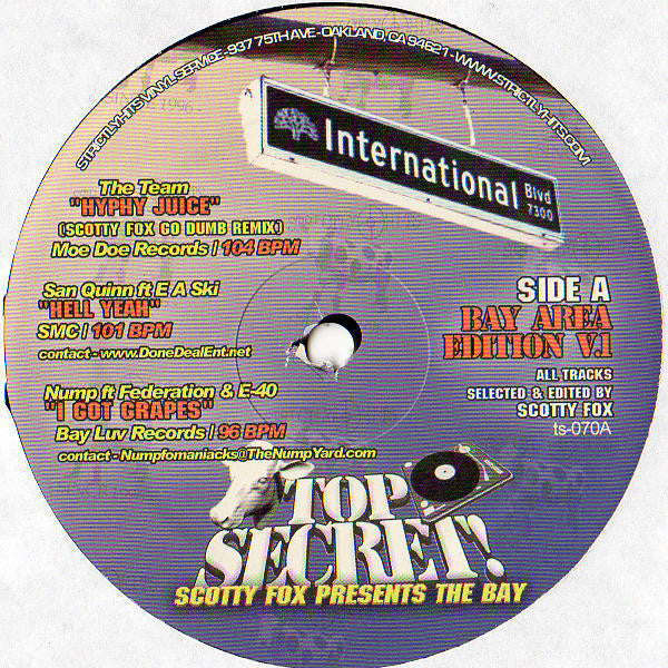 Various - Top Secret! - Bay Area Edition V.1