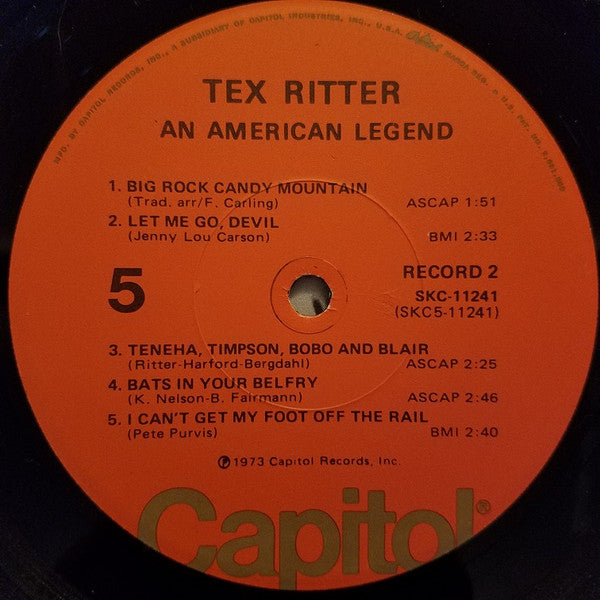 Tex Ritter - An American Legend
