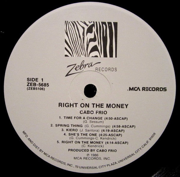 Cabo Frio - Right On The Money