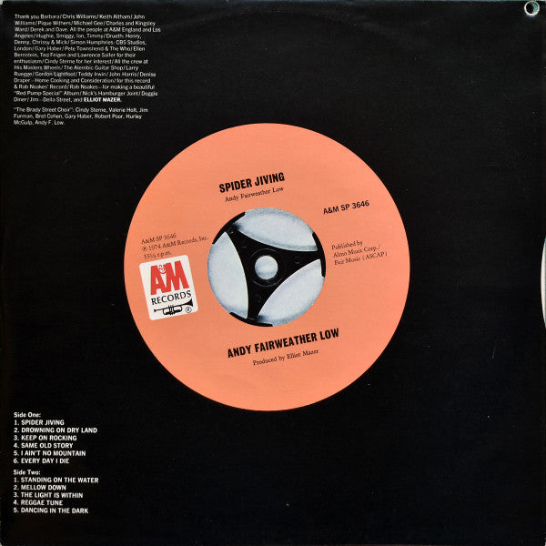 Andy Fairweather-Low - Spider Jiving