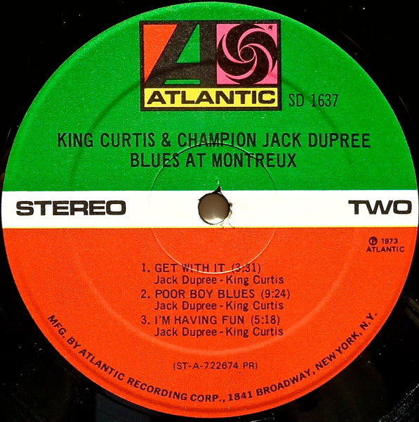 King Curtis - Blues At Montreux