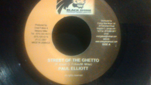 Paul Elliot - Street Of The Ghetto
