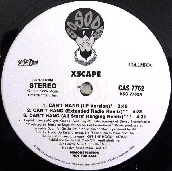Xscape - Can't Hang