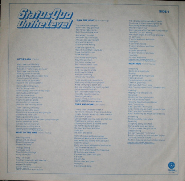 Status Quo - On The Level