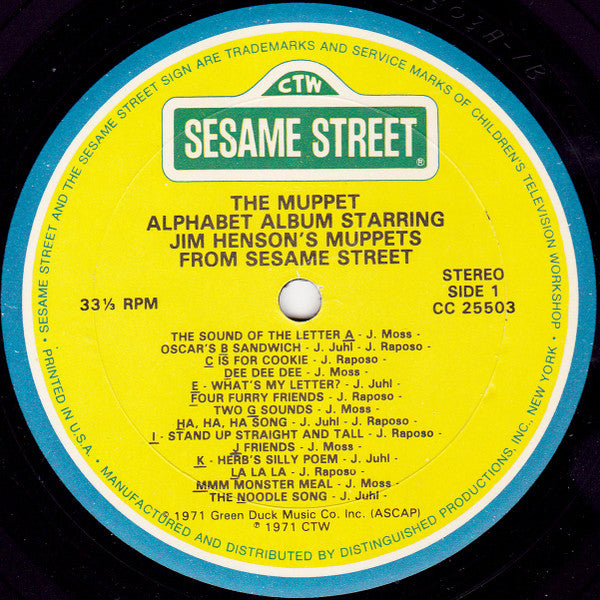 Sesame Street - The Muppet Alphabet Album