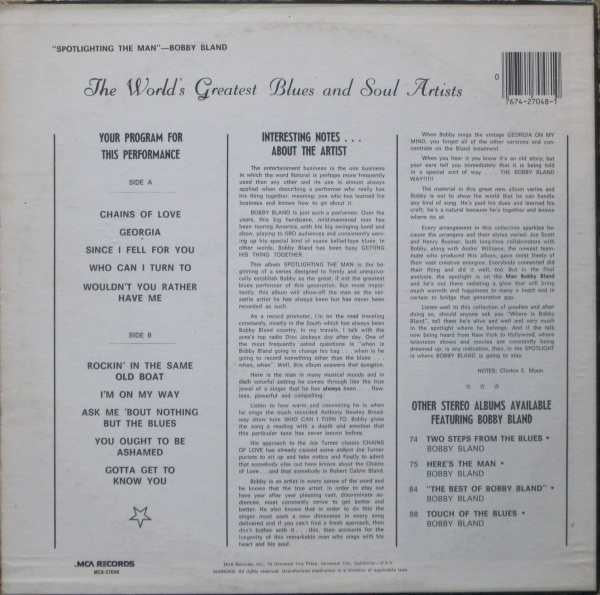 Bobby Bland - Spotlighting The Man