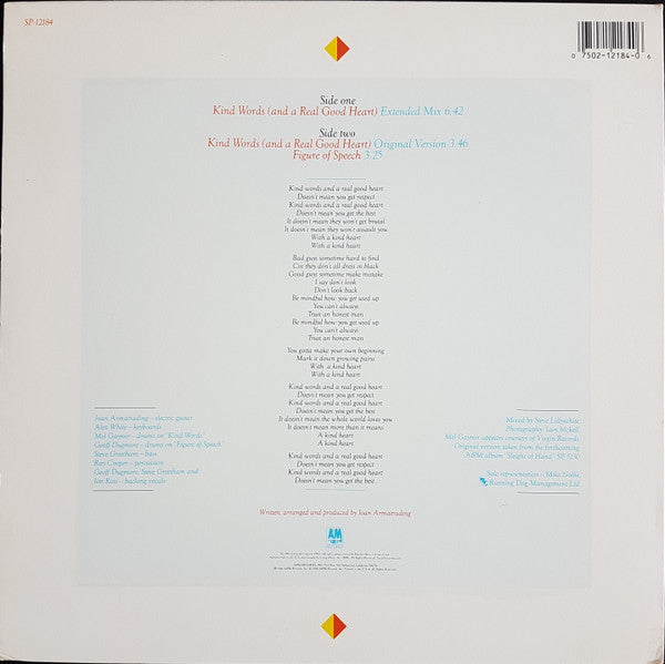 Joan Armatrading - Kind Words (And A Real Good Heart)