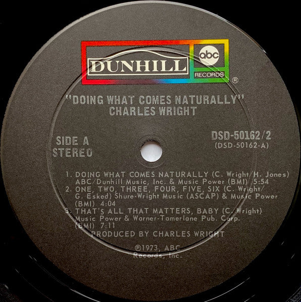 Charles Wright - Doing What Comes Naturally