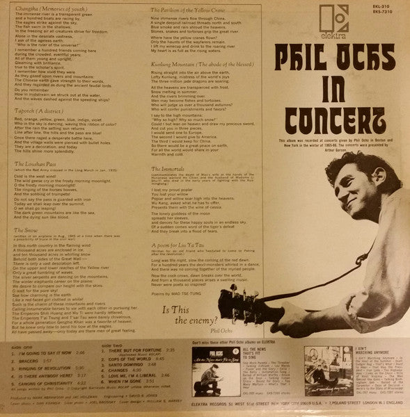 Phil Ochs - In Concert