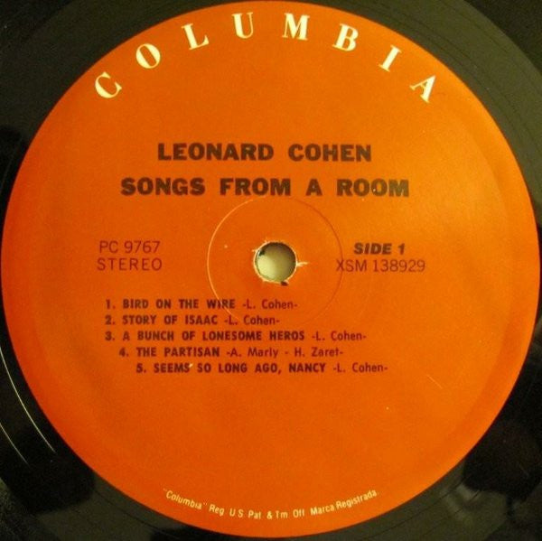 Leonard Cohen - Songs From A Room