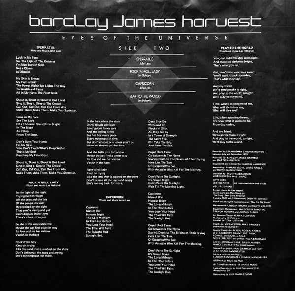 Barclay James Harvest - Eyes Of The Universe