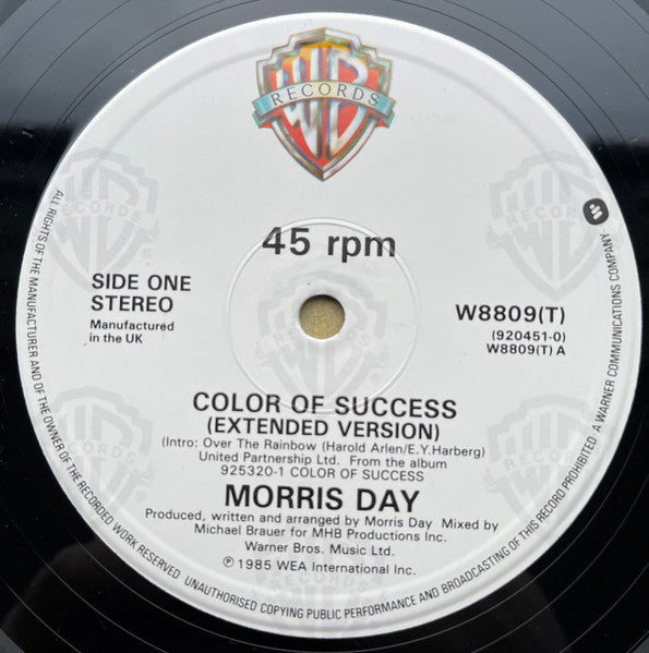 Morris Day - Color Of Success