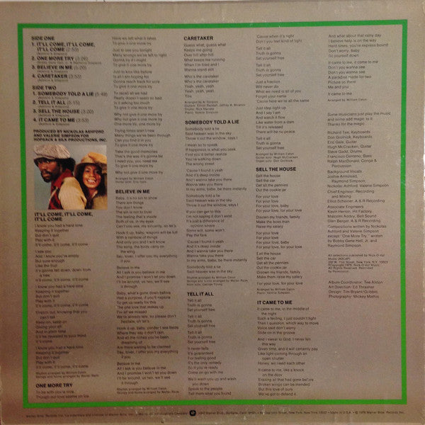 Ashford & Simpson - Come As You Are