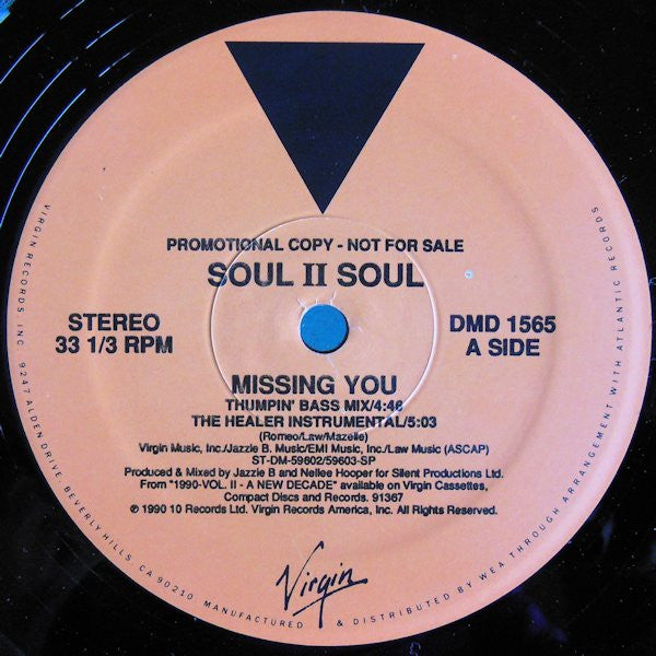 Soul II Soul - Missing You
