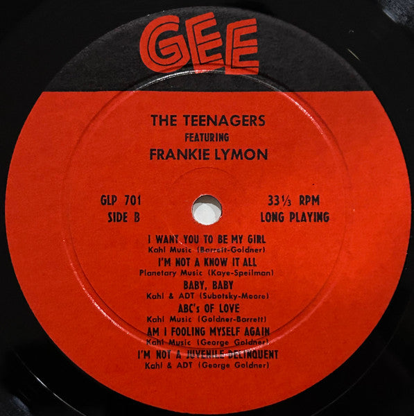 Frankie Lymon & The Teenagers - The Teenagers Featuring Frankie Lymon