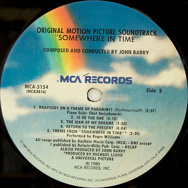 Somewhere In Time (Original Motion Picture Soundtrack)