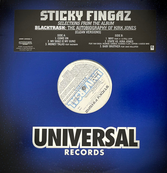 Sticky Fingaz - Selections From The Album Blacktrash: The Autobiography Of Kirk Jones (Clean Versions)