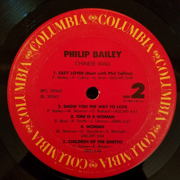 Philip Bailey - Chinese Wall