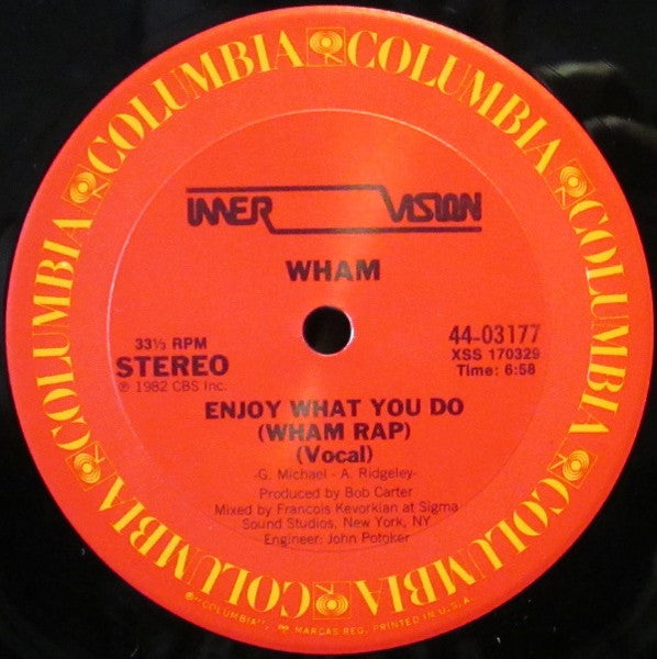 Wham! - Enjoy What You Do (Wham Rap)