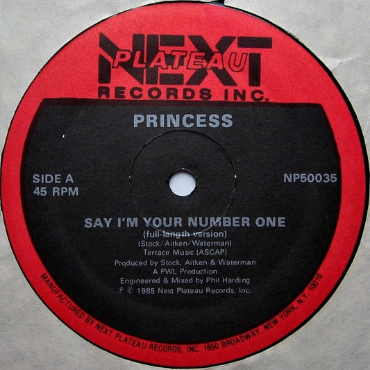 Princess - Say I'm Your Number One