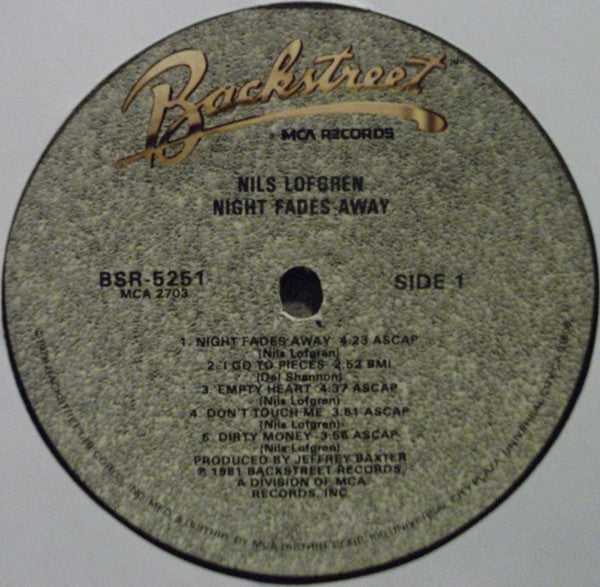 Nils Lofgren - Night Fades Away