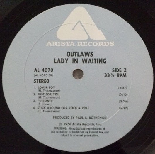 Outlaws - Lady In Waiting