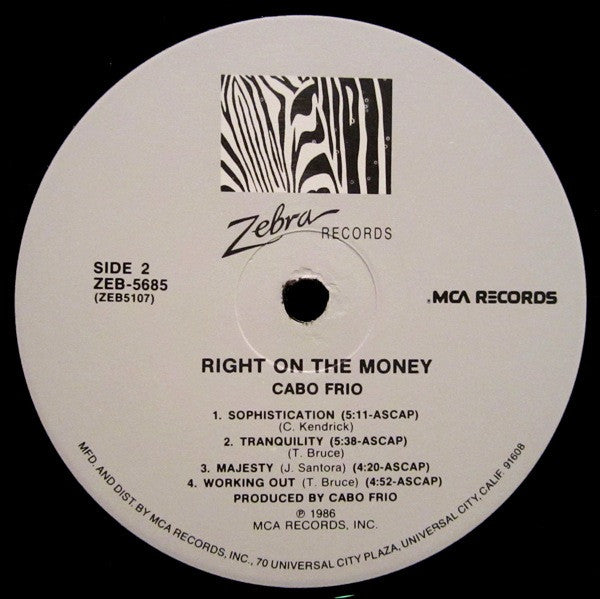 Cabo Frio - Right On The Money