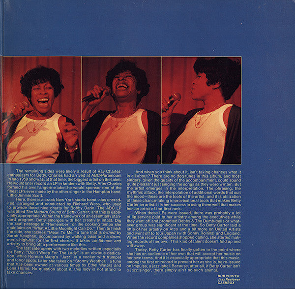 Betty Carter - What A Little Moonlight Can Do
