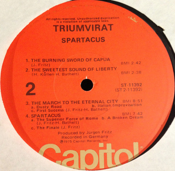 Triumvirat - Spartacus