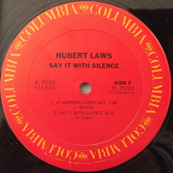 Hubert Laws - Say It With Silence