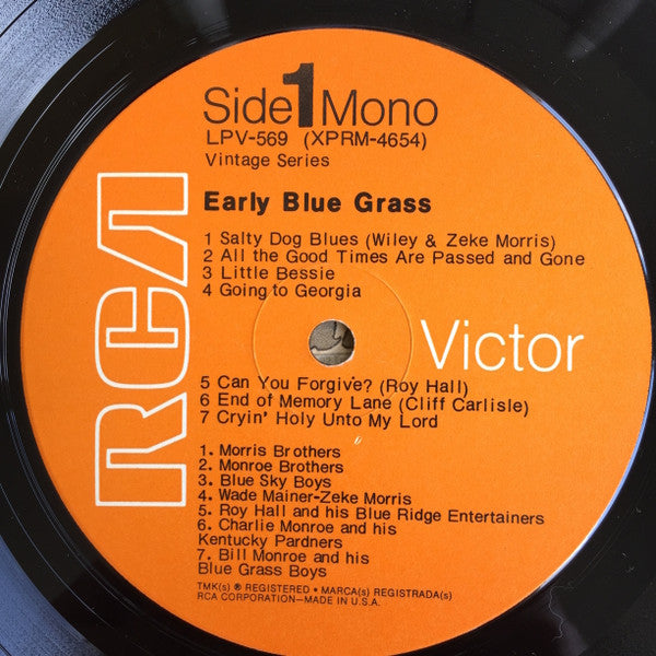 Various - Early Blue Grass